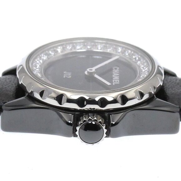 CHANEL J12 XS H4663 Diamond black Dial Quartz Ladies Watch_894534 - Picture 3 of 7